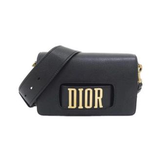 Dior Pre-owned Diorevolution Calf Shoulder Bag - Dames - Pre-owned - Zwart - Maat: ONE Size Leer