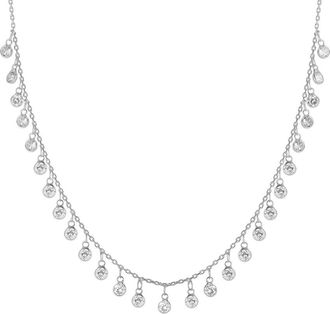 Sphera Milano 18K Over Silver Cz Layering Necklace