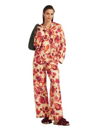 La DoubleJ Pajama Pants Hottie Cream at Nordstrom, Size Medium