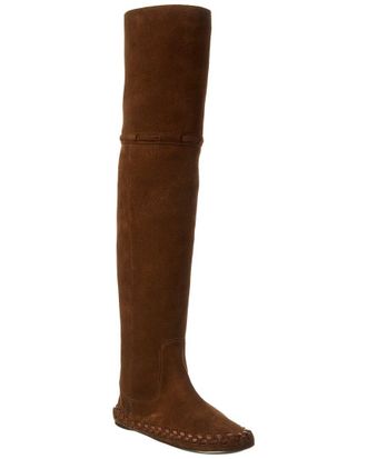Celine Celine Marlou Suede Over-The-Knee Boot