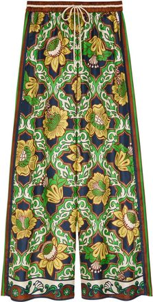 Alemais Alemais Liana Printed Wide-leg Silk Trousers - Multicoloured - 10 (UK10 / S)