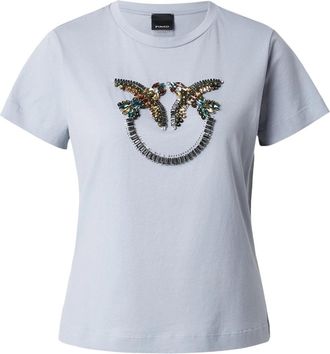 Pinko T-Shirt manica corta - Dames - T-shirts - Blauw - S - Tops