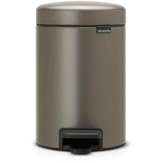 Brabantia Pattumiera a pedale Brabantia Newicon 3L platino