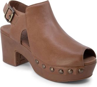 Chocolat Blu Womens Galla Sandal In Brown Leather