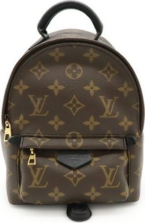 Louis Vuitton Monogram Brown Monogram Leather Backpack (Pre-Owned)