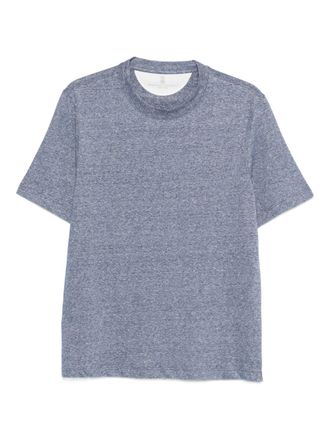 Brunello Cucinelli Linen Blend T-Shirt-Uomo