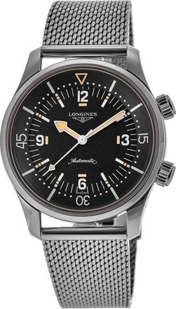 Longines Legend Diver 59 Black Dial Stainless Steel Mens Watch L3.795.4.59.9