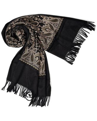 Saachi Saachi Paisley Embroidered Scarf