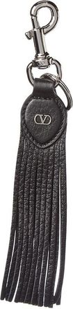 Valentino Vlogo Signature Leather Key Chain