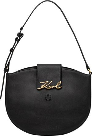 Karl Lagerfeld Dames, Tassen, Zwart, Maat: ONE Size Leer