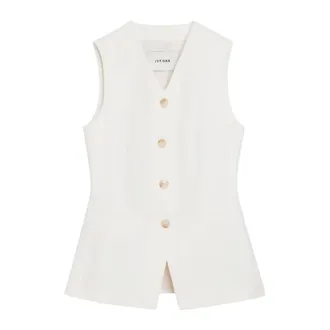 IVY OAK Vests, female, White, Size: M Juniper Rose Blazer