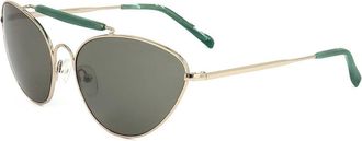 Linda Farrow DRIES VAN NOTEN 8DVN7 C2 Womens Sunglasses Gold Size Standard