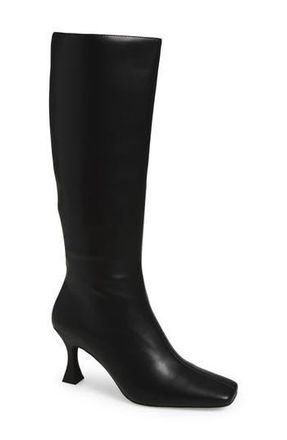Jeffrey Campbell Checkmate Knee High Boot in Black at Nordstrom Rack, Size 5.5