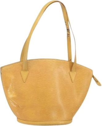 Louis Vuitton Pre-owned Shoulder Bags, female, Yellow, Size: ONE SIZE Pre-owned Vintage Shoulder Bag