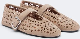 Alaia Ala&iuml;a Bailarinas Mary Jane Vienne de ante
