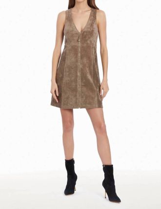 Amanda Uprichard Collins Dress In Taupe