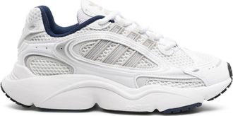 adidas Ozmillen panelled sneakers - men - Fabric/Rubber/Fabric/Calf Leather - 13 - White