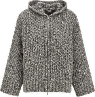 PESERICO Mujer, Jerseys, Gris, Talla: L