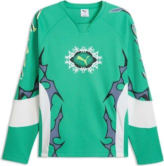 Puma Pumatech-X Long Sleeve Waffle T-Shirt Vibrant Green 635667-40