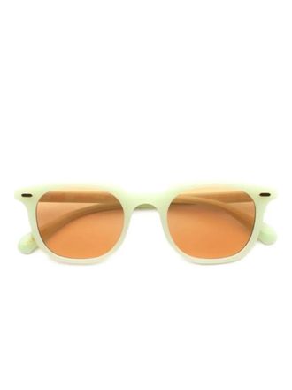 Gast Riva zonnebril met vierkant montuur - Beige