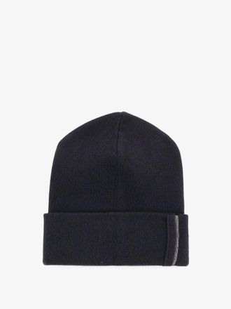 Brunello Cucinelli Cappello in cashmere con dettaglio Monile - BRUNELLO CUCINELLI - gender_Woman