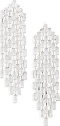 Tasha Multiple Strand Cubic Zirconia Chandelier Earrings in Silver/cz at Nordstrom Rack