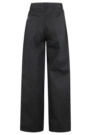 Remain Espresso Cocoon Denim Pants With Hidden Closure