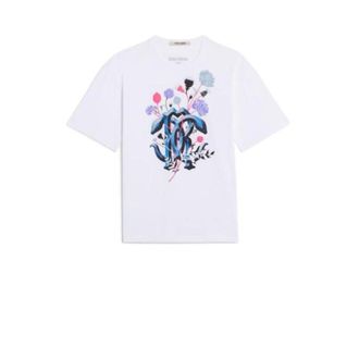 Roberto Cavalli RC Logo Print Cotton T-Shirt, Size X-Small