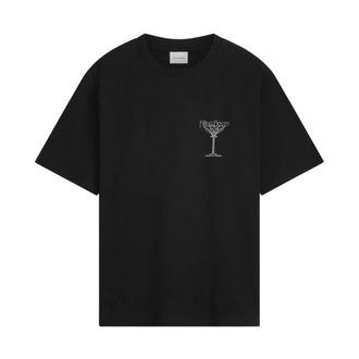 Filling Pieces Tops, Heren, Zwart, 2Xl, Katoen, T-shirt Champagne