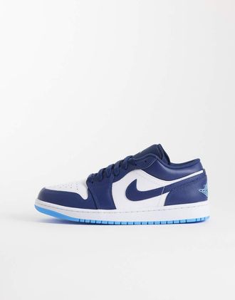 Nike Jordan Nike - Air Jordan 1 Low - Sneakers basse blu navy e bianche