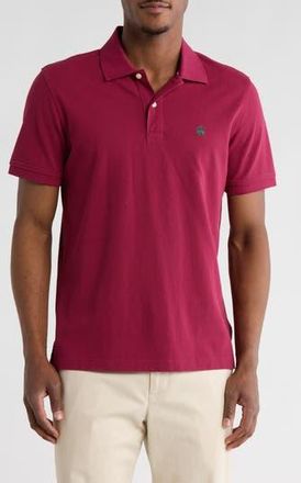 Brooks Brothers Trim Fit Solid Cotton Piqu&eacute; Polo in Red Plum at Nordstrom Rack, Size Xx-Large