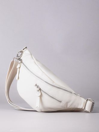 Lakeland Leather Womens Tarn Sling Bag in Off-White - One Size