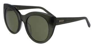 DKNY DK517S 300 Womens Sunglasses Green Size 52