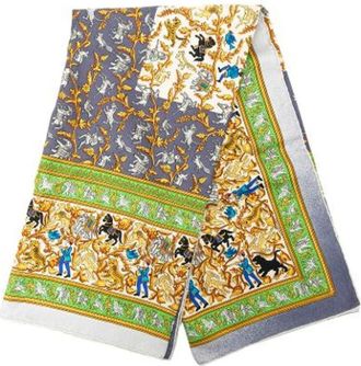 Herm&egrave;s Vintage, unisex, Veelkleurig, ONE Size, Pre-owned Chasse en Inde Sjaal