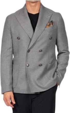 Bharnaba Gks-607 Vigan Jas - Heren - Pakken - Grijs - Maat: 2XL Leer