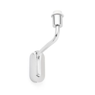 Netlighting Eterna 1 Light Indoor Wall Light Chrome Shade Not Included E27 in Grey