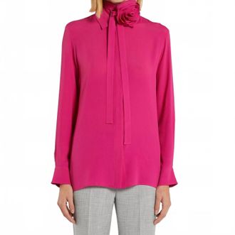 Marella Nastro Blouse In Fuchsia