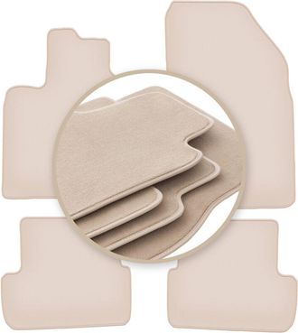 OEM Alfombrillas Premium Beige Para: Dacia Sandero Iii Stepway Hatchback 2021