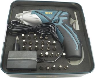 Trade Shop Trade Shop - Kit Avvitatore Cacciavite Ricaricabile Snodabile Inserti 30pz Sd-48al