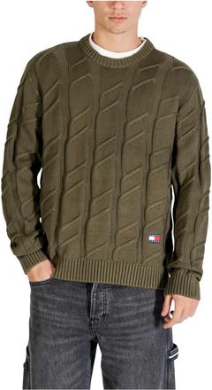 Tommy Jeans Hombre, Jerseys, Verde, Talla: XS
