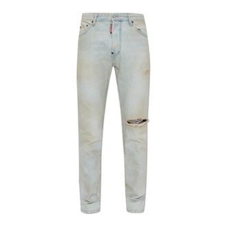 Dsquared2 Slim-fit Jeans, male, Blue, Size: 3XL Teddy Jeans