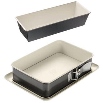 Dr. Oetker Molde Para Cake Y Molde Para Tarta Rectangular - Dr Oetker - Back Trend - 30 Cm Y 28 X 18 Cm