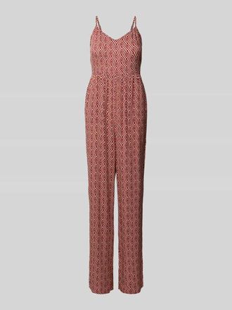 Only Regular Fit Jumpsuit aus reiner Viskose Modell NOVA LIFE in Bordeaux, Gr&ouml;&szlig;e M