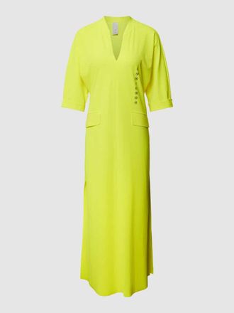 Sportalm Maxikleid mit angedeuteten Pattentaschen in GELB, Gr&ouml;&szlig;e 34