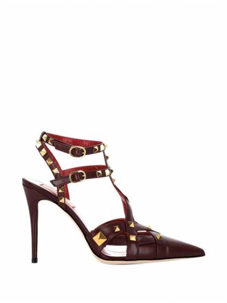 Valentino Garavani Red Studdy Leather Pumps