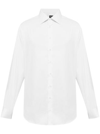 Giorgio Armani Pure Cotton Twill French Collar Shirt