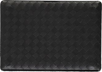 Bottega Veneta Leren Mac Book Case - Heren - Telefoonaccessoires - Zwart - ONE Size - Leer - Accessoires