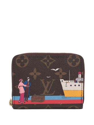 Louis Vuitton 2018 Illustr&eacute; Zippy coin wallet - Brown