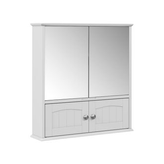 Vicco Armario Con Espejo Para Ba&ntilde;o Bianco, Blanco, 56 X 58 Cm, Vicco