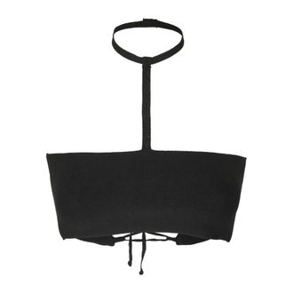ADĀMO Andrea Adamo Knit Ribbed Top - female - Andrea Adamo - Sleeveless Tops - Black - XS - Tops